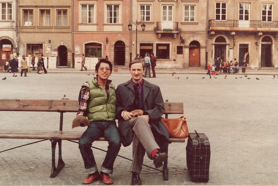 広場で知り合ったポーランド人と