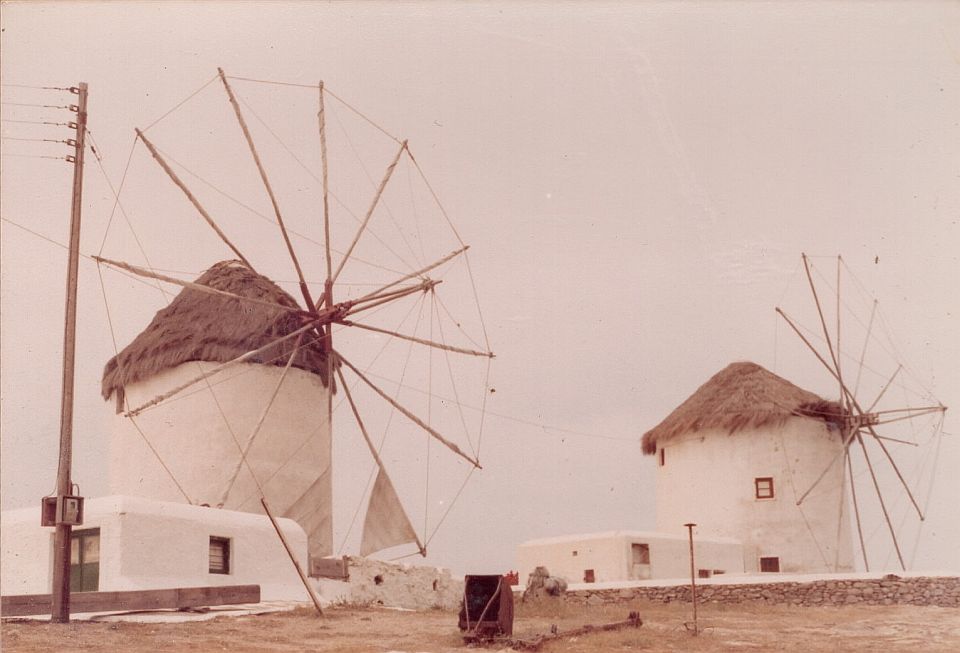 ミコノス島の風車
