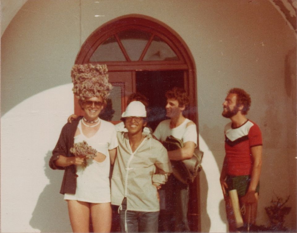 民宿に来ている外国人達